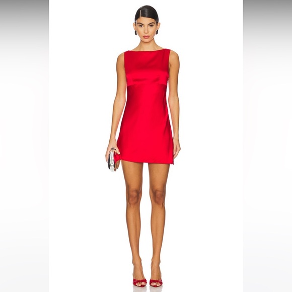 NWT! Lovers and Friends Jessi Mini Dress in Red - Picture 1 of 10
